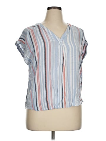 Liz Claiborne Short Sleeve Blouse (view 1)