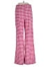 Ganni Checkered-gingham Red Casual Pants Size EU 34 / US 4 - photo 2