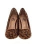 Trary Animal Print Brown Heels Size 8 - photo 2