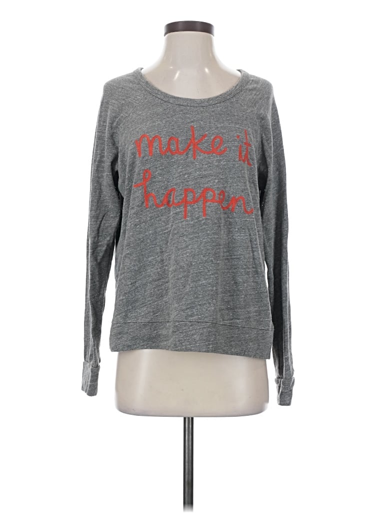 Pre-owned Sundry Long Sleeve T-shirt In Gray