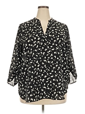 Lush 3/4 Sleeve Blouse (view 1)