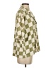Assorted Brands Checkered-gingham Green Short Sleeve Blouse Size XS - photo 4