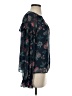 Derek Lam 100% Polyester Floral Blue 3/4 Sleeve Blouse Size EU (IT) 38 / US 2 - photo 4