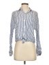 Rails Stripes Blue Long Sleeve Button-Down Shirt Size S - photo 1