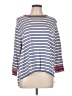 CAbi Stripes Blue Pullover Sweater Size L - photo 1