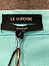 Le Superbe 100% Cotton Solid Teal Board Shorts Size 6 - photo 3