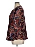 By Design Paisley Burgundy 3/4 Sleeve Blouse Size XL - photo 5