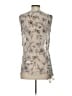 Harlowe & Graham 100% Polyester Ivory Sleeveless Blouse Size XS - photo 2
