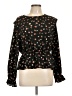 Shein Black Long Sleeve Blouse Size 12 - photo 1