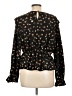 Shein Black Long Sleeve Blouse Size 12 - photo 2