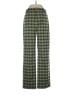 Reformation Plaid Green Casual Pants Size 2 - photo 1