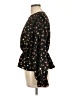 Shein Black Long Sleeve Blouse Size 12 - photo 5