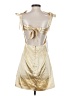 Unbranded 100% Polyester Ivory Gold Cocktail Dress Size S (estimated) - photo 2