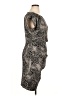 Ann Taylor Animal Print Gray Cocktail Dress Size 14 - photo 4