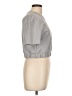 Zara Gray Short Sleeve Top Size L - photo 4