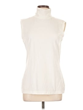 St. John Caviar Sleeveless Blouse