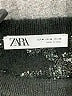 Zara 100% Polyester Black Cardigan Size M - photo 7