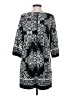 Old Navy 100% Polyester Print Black Casual Dress Size XS - photo 2