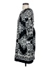 Old Navy 100% Polyester Print Black Casual Dress Size XS - photo 5