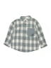 Zara Checkered-gingham Gray Long Sleeve Button-Down Shirt Size 2 - 3 - photo 1