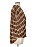 Bellatrix 100% Polyester Chevron-herringbone Brown Sleeveless Blouse Size L - photo 4