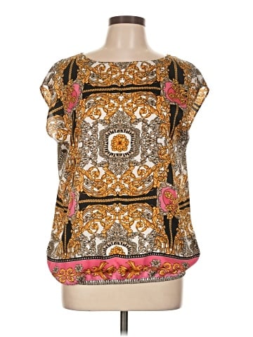 Laundry by Shelli Segal Short Sleeve Blouse (view 1)