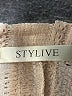 Assorted Brands Tan 3/4 Sleeve Blouse Size S - photo 7