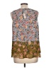 CAbi 100% Polyester Green Sleeveless Blouse Size L - photo 2