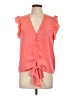 Laundry by Shelli Segal 100% Polyester Pink Sleeveless Blouse Size L - photo 1