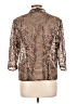 Alex Evenings 100% Polyester Metallic Gold Blazer Size L (petite) - photo 2