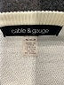 Cable & Gauge Ivory Pullover Sweater Size M - photo 7