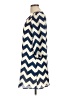 Sugarlips 100% Polyester Chevron-herringbone Blue Casual Dress Size L (estimated) - photo 5