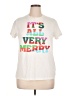 Target 100% Cotton Ivory Short Sleeve T-Shirt Size XL - photo 1
