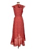Max Studio Paisley Red Casual Dress Size L (estimated) - photo 2
