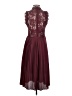 Libby Edelman Burgundy Cocktail Dress Size S - photo 2