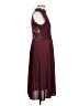 Libby Edelman Burgundy Cocktail Dress Size S - photo 4