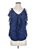 Rebecca Taylor Blue Sleeveless Blouse Size 2 - photo 1