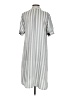 Zara Basic 100% Polyester Gray Casual Dress Size S - photo 2