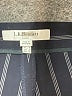 L.K. Bennett 100% Polyester Stripes Blue Dress Pants Size 10 - photo 7