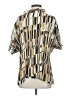 Voir Collection 100% Polyester Gold Short Sleeve Blouse Size 3X - photo 2