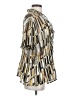 Voir Collection 100% Polyester Gold Short Sleeve Blouse Size 3X - photo 4
