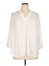Vince Camuto 100% Polyester Ivory 3/4 Sleeve Blouse Size 1X - photo 1