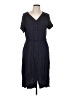 Amazon Essentials 100% Viscose Gray Casual Dress Size L - photo 1