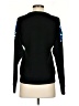 Work In Progress by Gladys Bagley Argyle Black Pullover Sweater Size S - photo 2