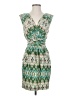 Aryn K. Print Green Cocktail Dress Size S - photo 1