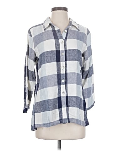 Soft Surroundings 3/4 Sleeve Button-Down Shirt (view 1)