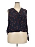 Universal Thread Blue Sleeveless Blouse Size XXL - photo 1