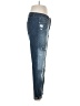 Signature Studio 100% Cotton Graphic Blue Jeans Size 8 - photo 4