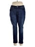 Vigoss Solid Blue Jeans Size 14 - photo 1