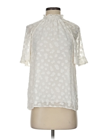 Feathers Short Sleeve Blouse (view 1)
